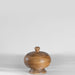 Buy Candle - Brown Carved Wooden Jar With Lid Scented Candle For Home & Table Decor by Doft Candles on IKIRU online store