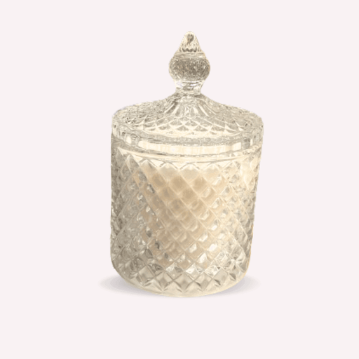 Buy Candle - Crystal Clear Jar Luxe Soy Creme Wax Candle by Atisa on IKIRU online store