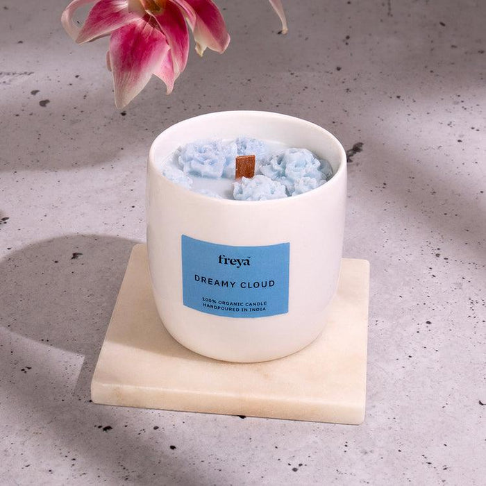 Buy Candle - Dreamy Cloud Ceramic Candle by Freya Home on IKIRU online store