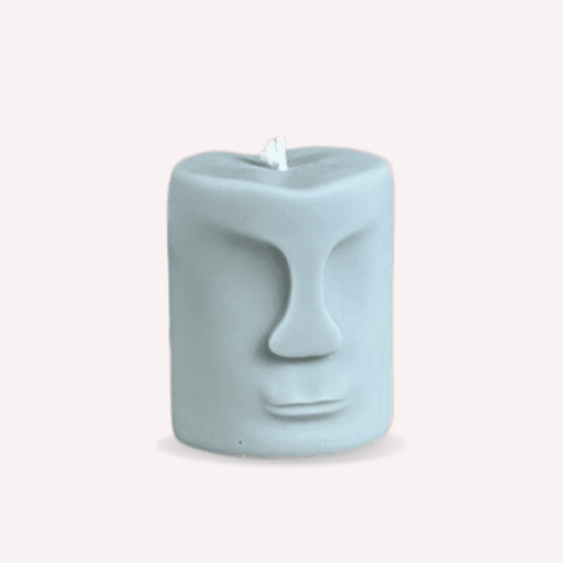 Buy Candle - Face Statue Soy Wax Candle for Table Decor | Decorative Beeswax Lights by Atisa on IKIRU online store