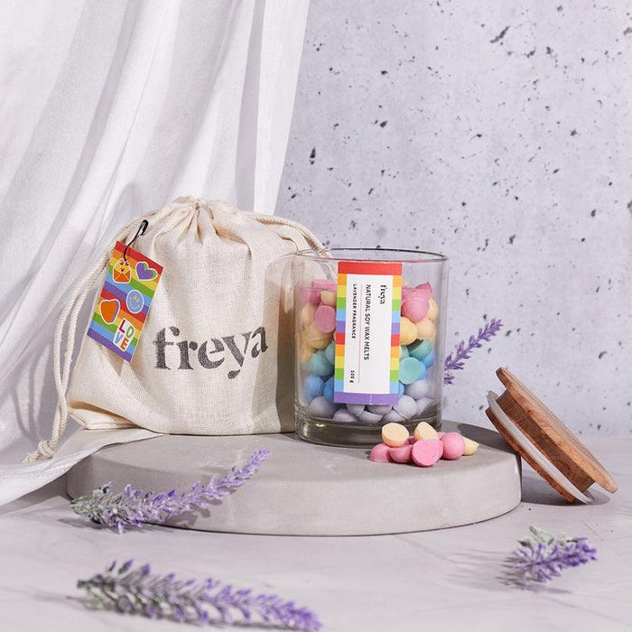 Buy Candle - Floral Lavender Wax Melts by Freya Home on IKIRU online store