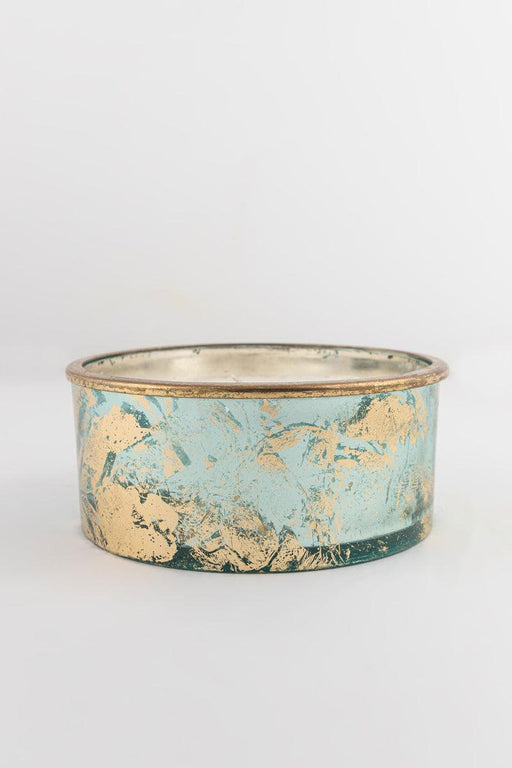 Buy Candle - Foiled Flat Bowl Scented Candle by Doft Candles on IKIRU online store