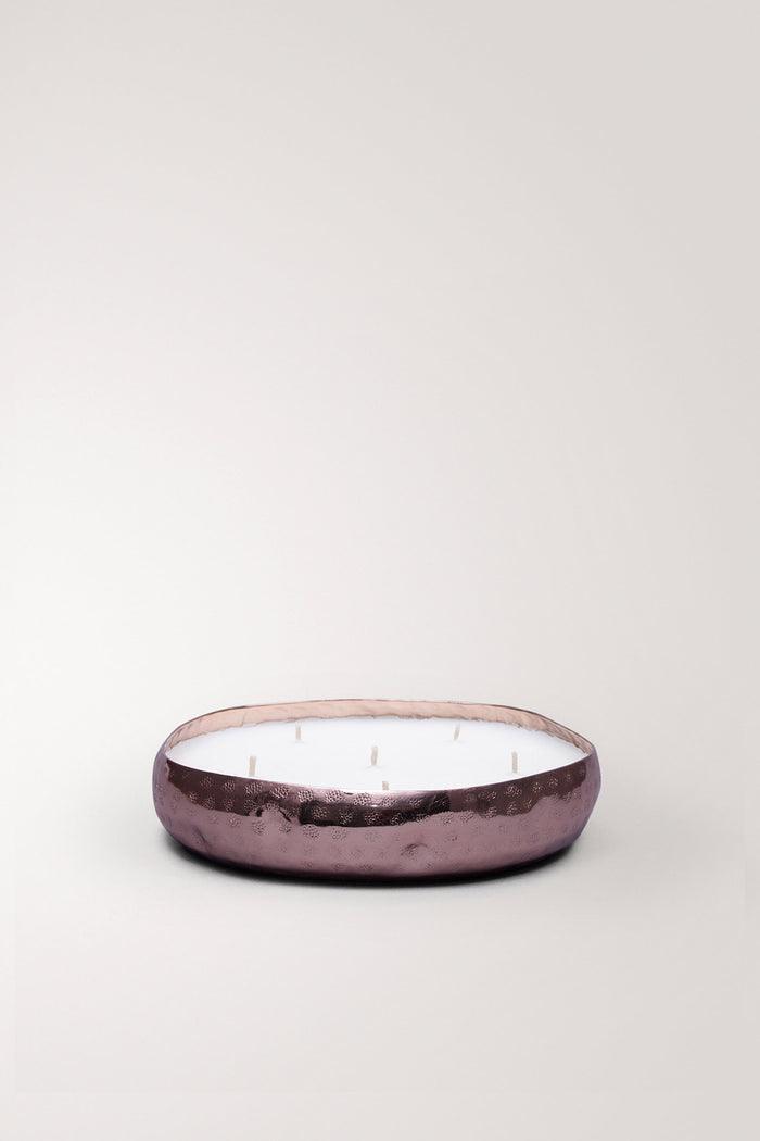 Buy Candle - Gold Plated Damask Rose Infinity Tray Scented Candle For Home Decor by Doft Candles on IKIRU online store