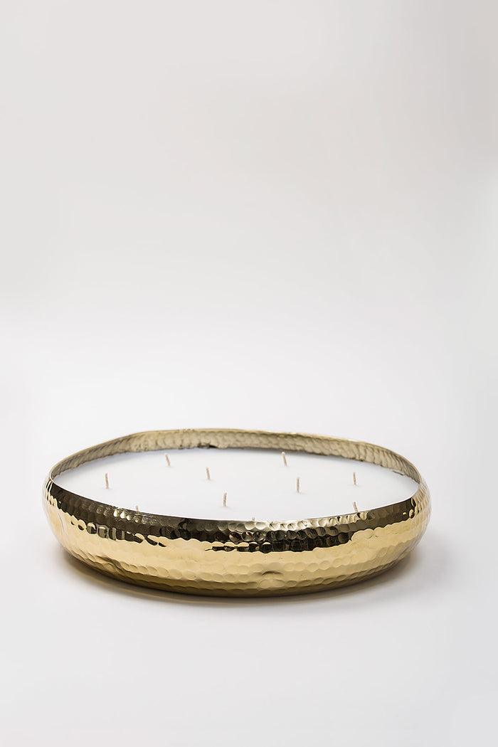 Buy Candle - Gold Plated Damask Rose Infinity Tray Scented Candle For Home Decor by Doft Candles on IKIRU online store