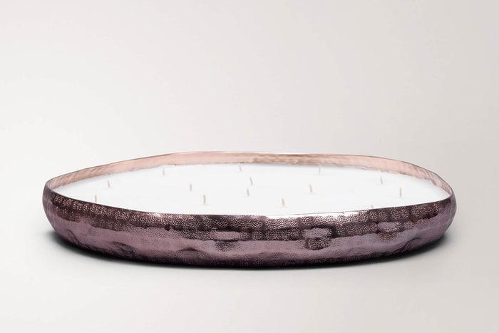 Buy Candle - Gold Plated Damask Rose Infinity Tray Scented Candle For Home Decor by Doft Candles on IKIRU online store