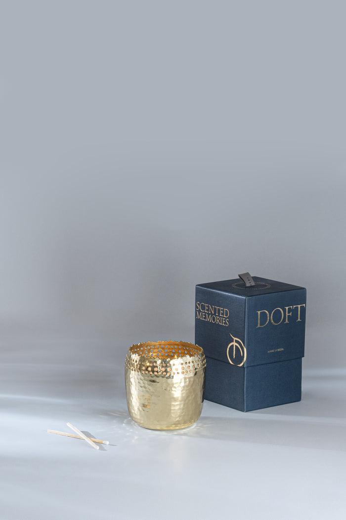 Buy Candle - Gold Plated Jali Cutting Wax Bowl Scented Candle For Home & Table Decor by Doft Candles on IKIRU online store