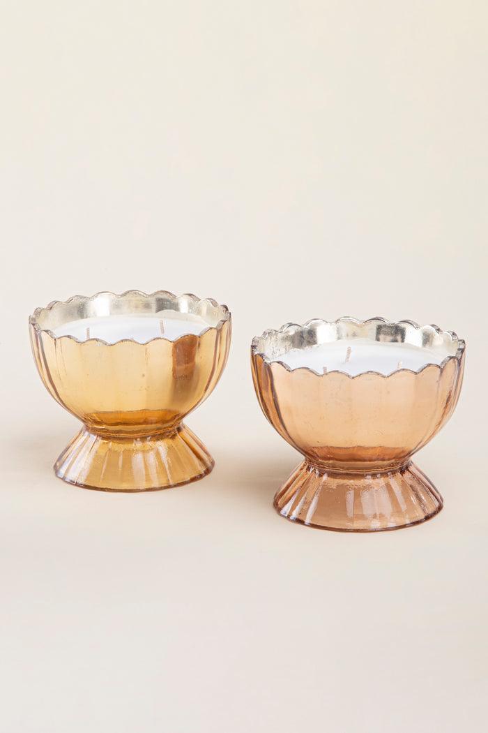 Buy Candle - Gold Plated Night Jasmine Lotus Votive Scented Candles For Decor by Doft Candles on IKIRU online store