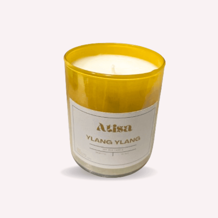 Buy Candle - Holographic Jar Luxe Soy Creme Wax Candle by Atisa on IKIRU online store