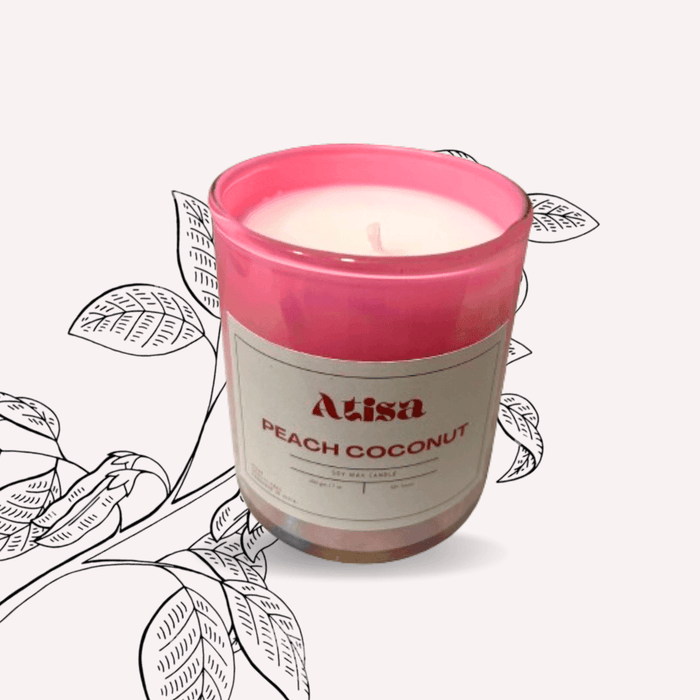 Buy Candle - Holographic Jar Luxe Soy Creme Wax Candle by Atisa on IKIRU online store