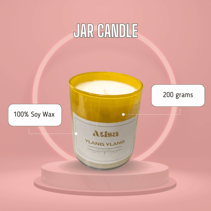 Buy Candle - Holographic Jar Luxe Soy Creme Wax Candle by Atisa on IKIRU online store