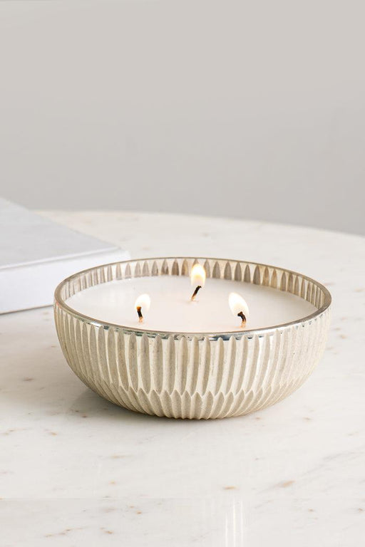 Buy Candle - Ivory Gold Plated Wick Bowl Scented Candle For Home & Table Decor by Doft Candles on IKIRU online store