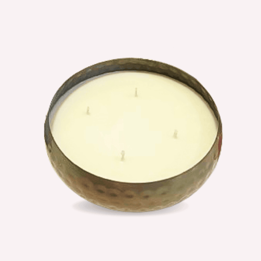 Buy Candle - Metal Urli Luxe Soy Creme Wax Candle | Scented Candles for Home Decor by Atisa on IKIRU online store