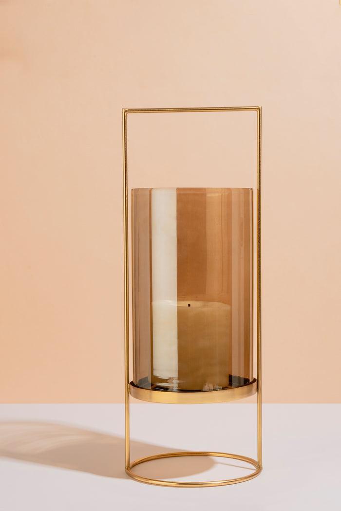 Buy Candle - Palatial Patchouli Lantern Lustre Glass Candle Scented Holders Candles For Decor by Doft Candles on IKIRU online store