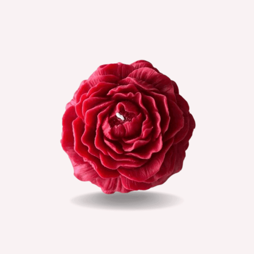 Buy Candle - Peony Flower Soy Wax Candle for Table Decor | Decorative Beeswax Light by Atisa on IKIRU online store