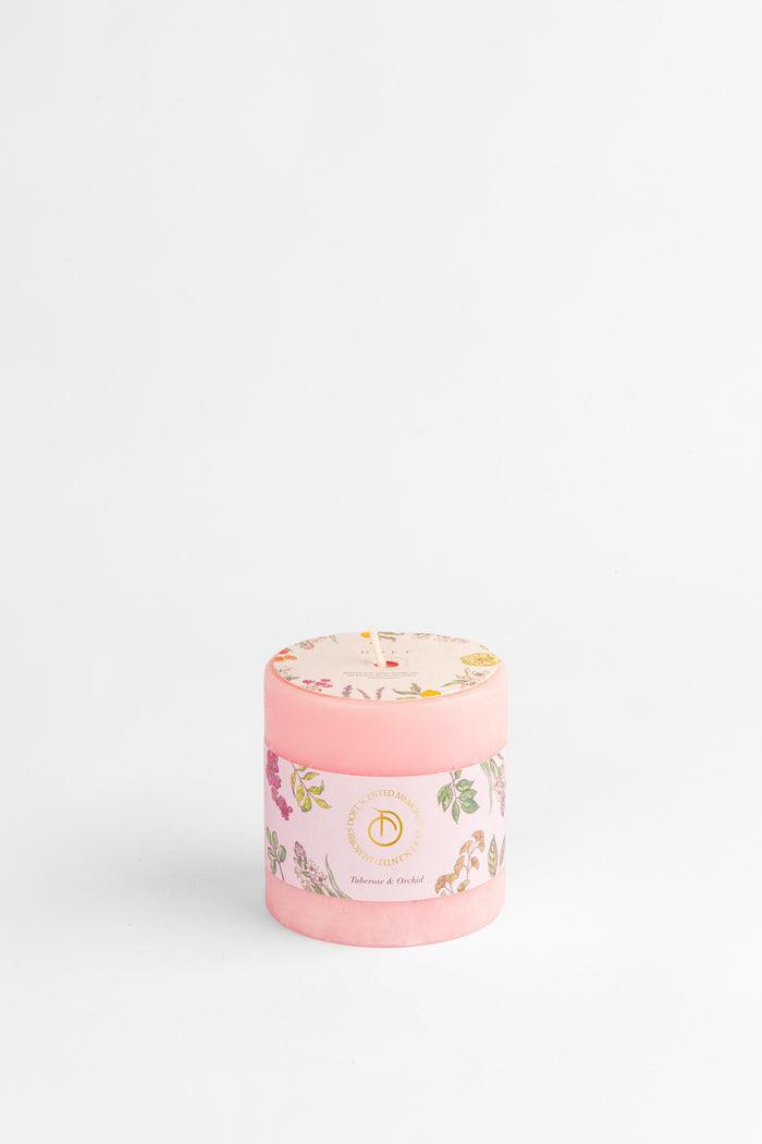Buy Candle - Pink Lustre Tall Pillar Candles For Festive & Home Decoration by Doft Candles on IKIRU online store