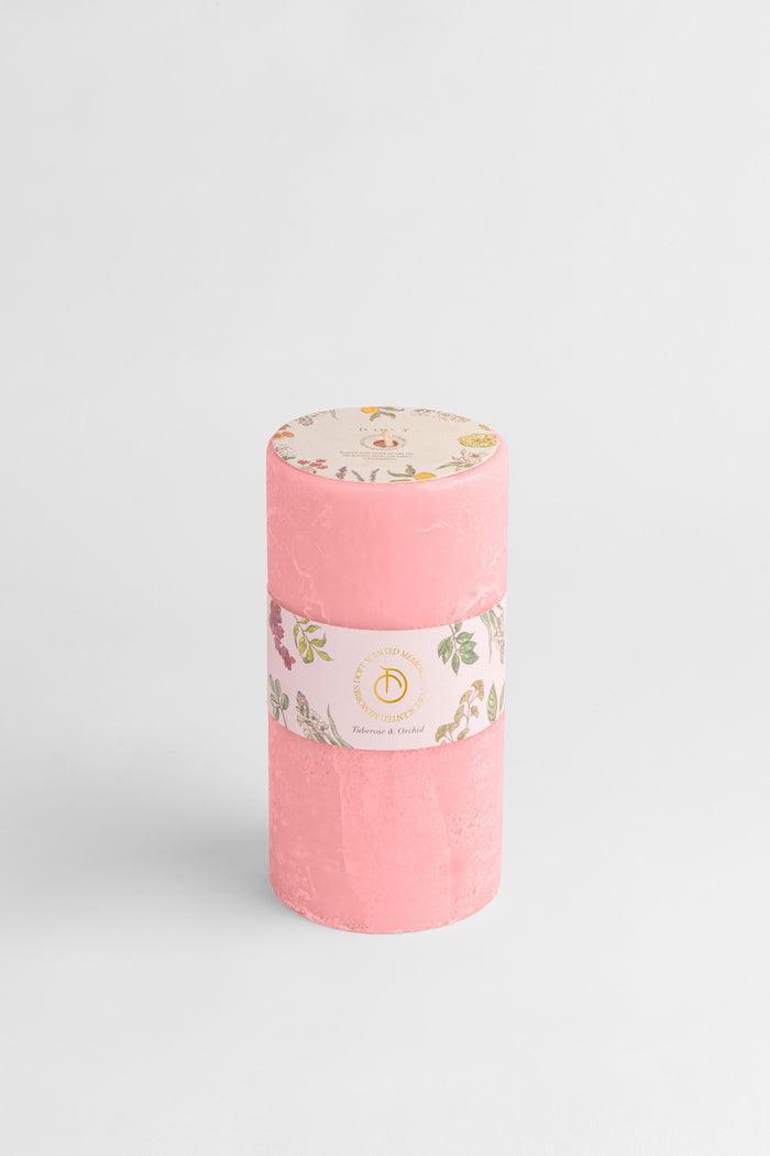 Buy Candle - Pink Lustre Tall Pillar Candles For Festive & Home Decoration by Doft Candles on IKIRU online store