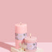 Buy Candle - Pink Lustre Tall Pillar Candles For Festive & Home Decoration by Doft Candles on IKIRU online store