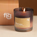 Buy Candle - Relax Apple & Cinnamon Vegan Wax Candle - Palm Wax Scented by Fig on IKIRU online store