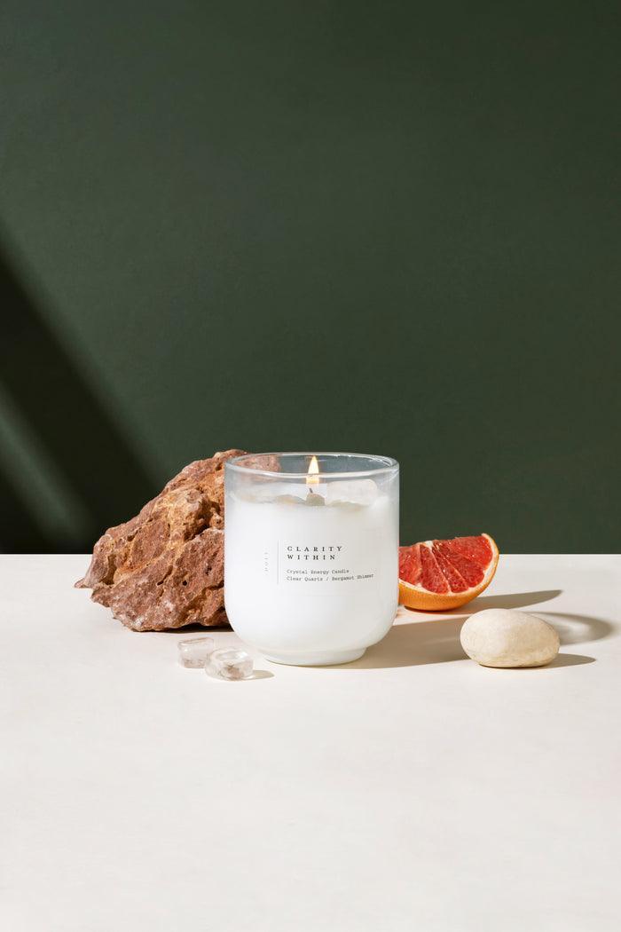 Buy Candle - Rose Crystal Energy Scented Candles Set of 4 For Home & Table Decor by Doft Candles on IKIRU online store