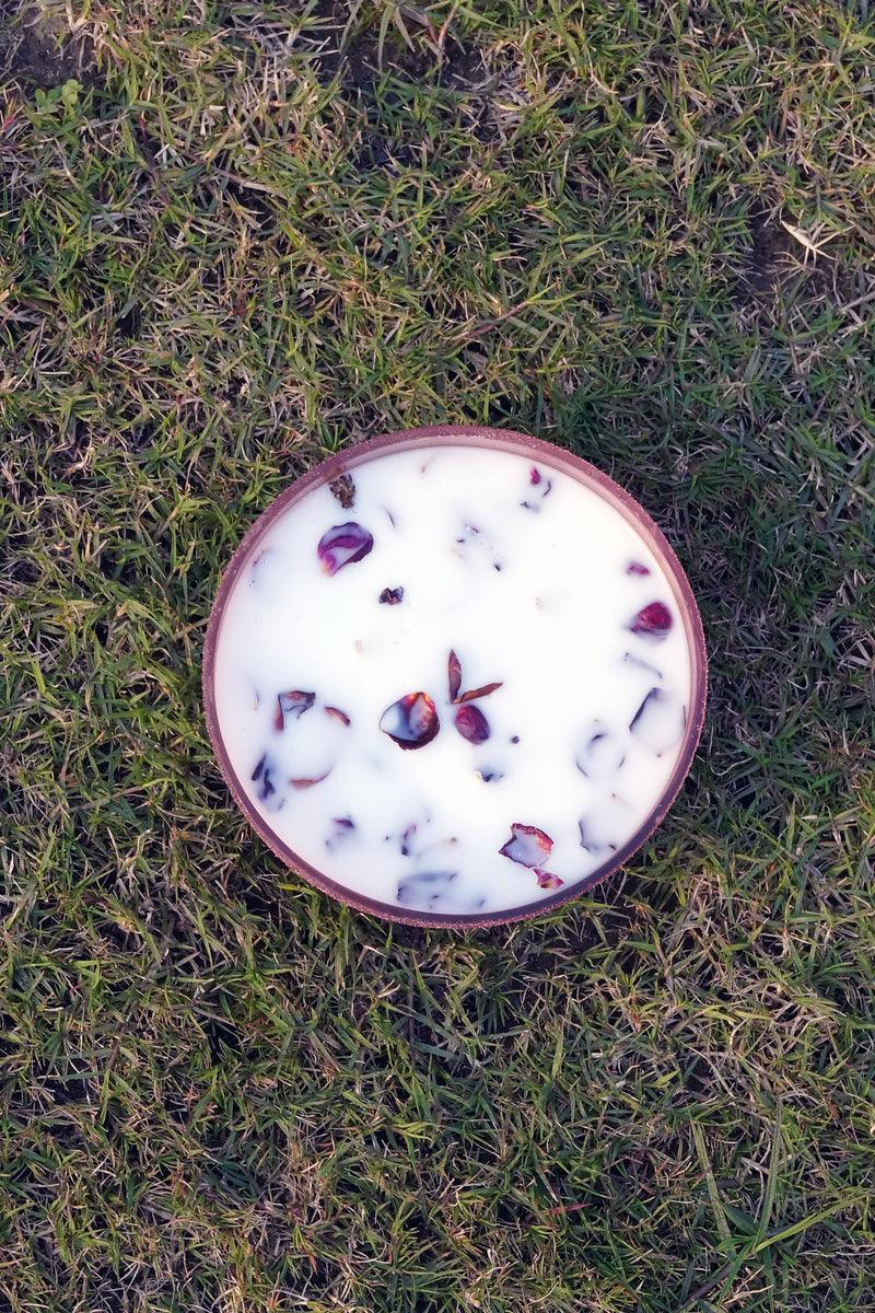 Buy Candle - Rose Mini Bowl by Doft Candles on IKIRU online store