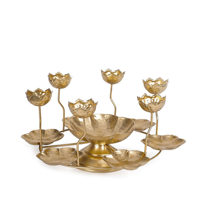 Buy Candle Stand - Anan Flower T-Light Holders | Decorative Lighting by Home4U on IKIRU online store