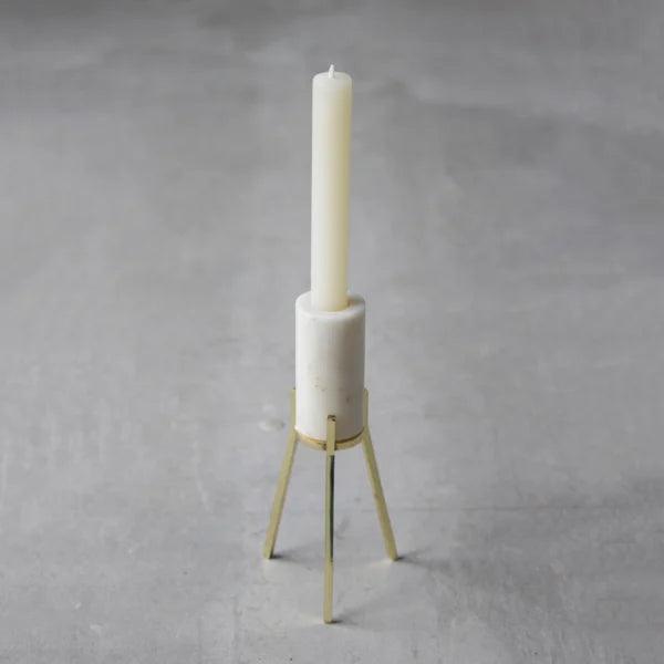Buy Candle Stand - Fyre 2.0 | Black Marble Candlestick Holder | Stand For Candle by Rayden on IKIRU online store