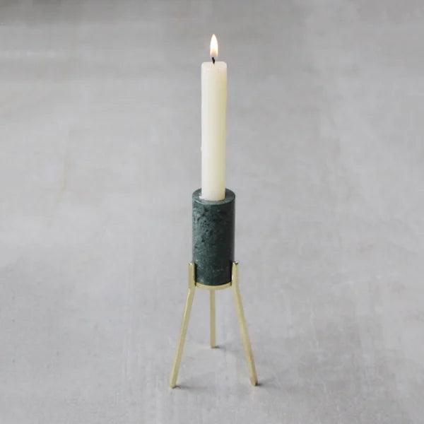 Buy Candle Stand - Fyre 2.0 | Black Marble Candlestick Holder | Stand For Candle by Rayden on IKIRU online store