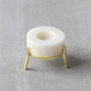 Buy Candle Stand - Fyre 2.0 | Brass and Marble Candle Holder | Tea Light Holders by Rayden on IKIRU online store
