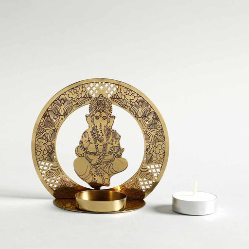 Buy Candle Stand - Ganesha T- Light Candle Holder by Home4U on IKIRU online store
