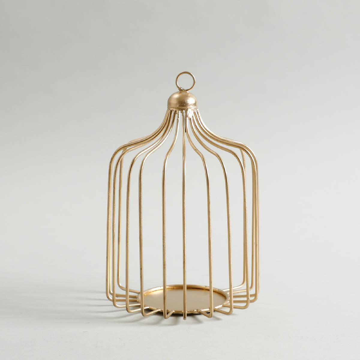 Buy Candle Stand - Gold Iron Bird Cage Candle Holder | Tea Light Stand For Home & Table Decor by Home4U on IKIRU online store