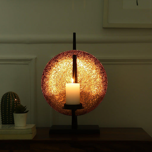 Buy Candle Stand - Luminous Disc Candle Holder | Table Candle Stand by De Maison Decor on IKIRU online store