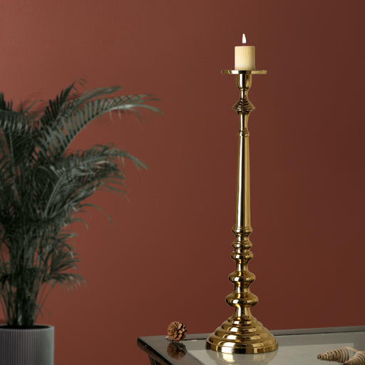Buy Candle Stand - Lydia Pillar Oversize Candle Holder | Single Candle Pillar Stand by De Maison Decor on IKIRU online store