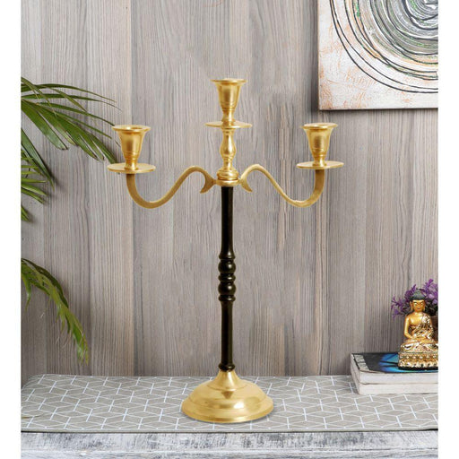 Buy Candle Stand - Olen Three Light Candle Holder Stand For Living Room by De Maison Decor on IKIRU online store