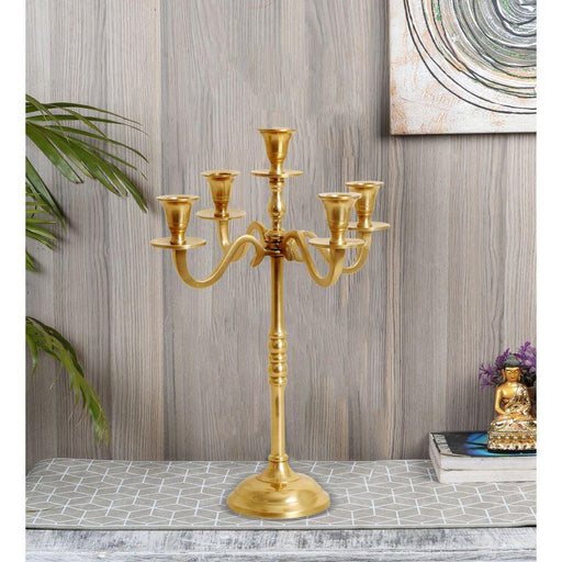 Buy Candle Stand - Olsen 5 Light Candle Holder for Living Room | Lighting Decoration by De Maison Decor on IKIRU online store
