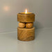 Buy Candle Stand Selective Edition - Abacus Wood & Metal Candle Holder | Decorative Tealight Holder For Home & Table Decor by Objects In Space on IKIRU online store