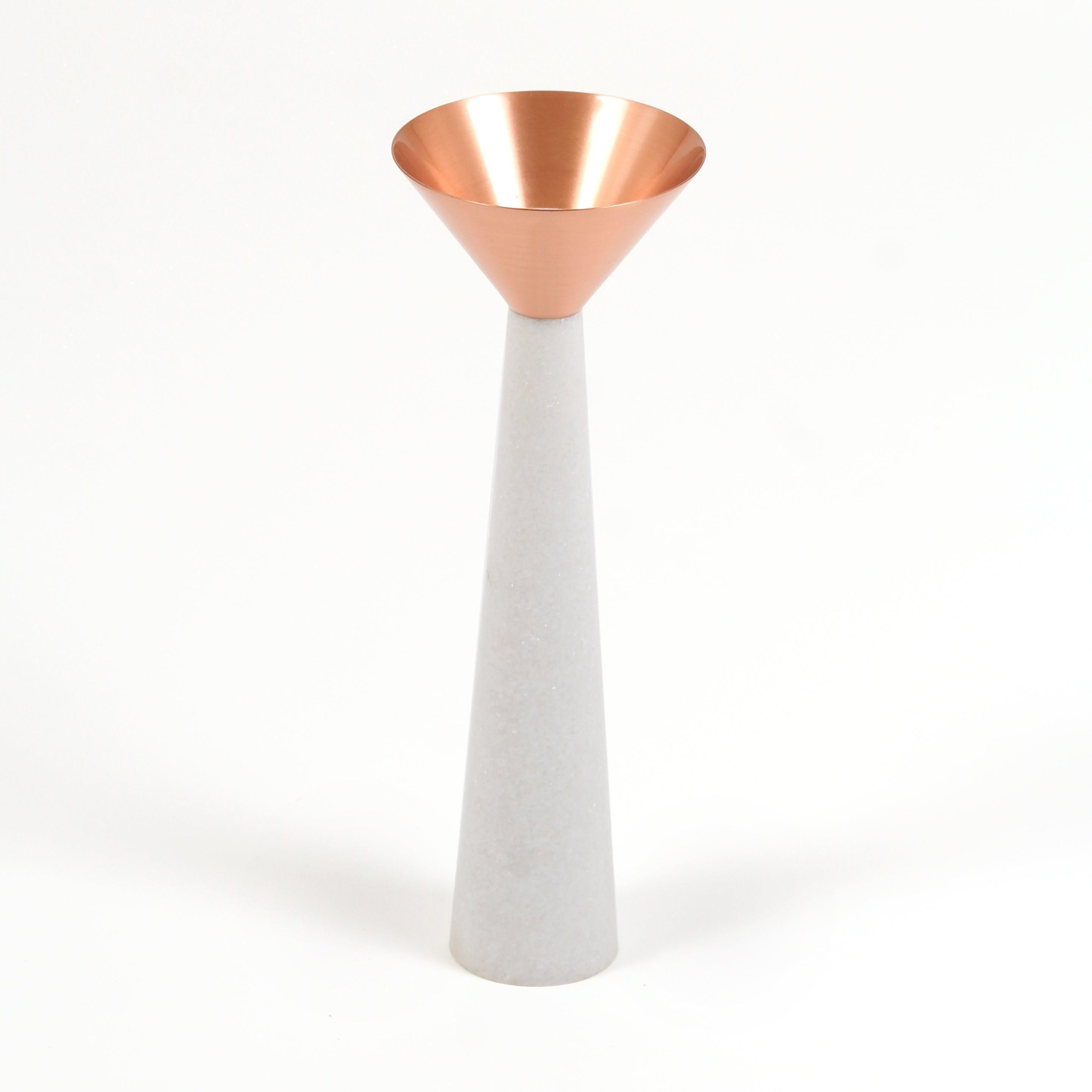 Buy Candle Stand Selective Edition - Copper Stone Candle Stand by AKFD on IKIRU online store
