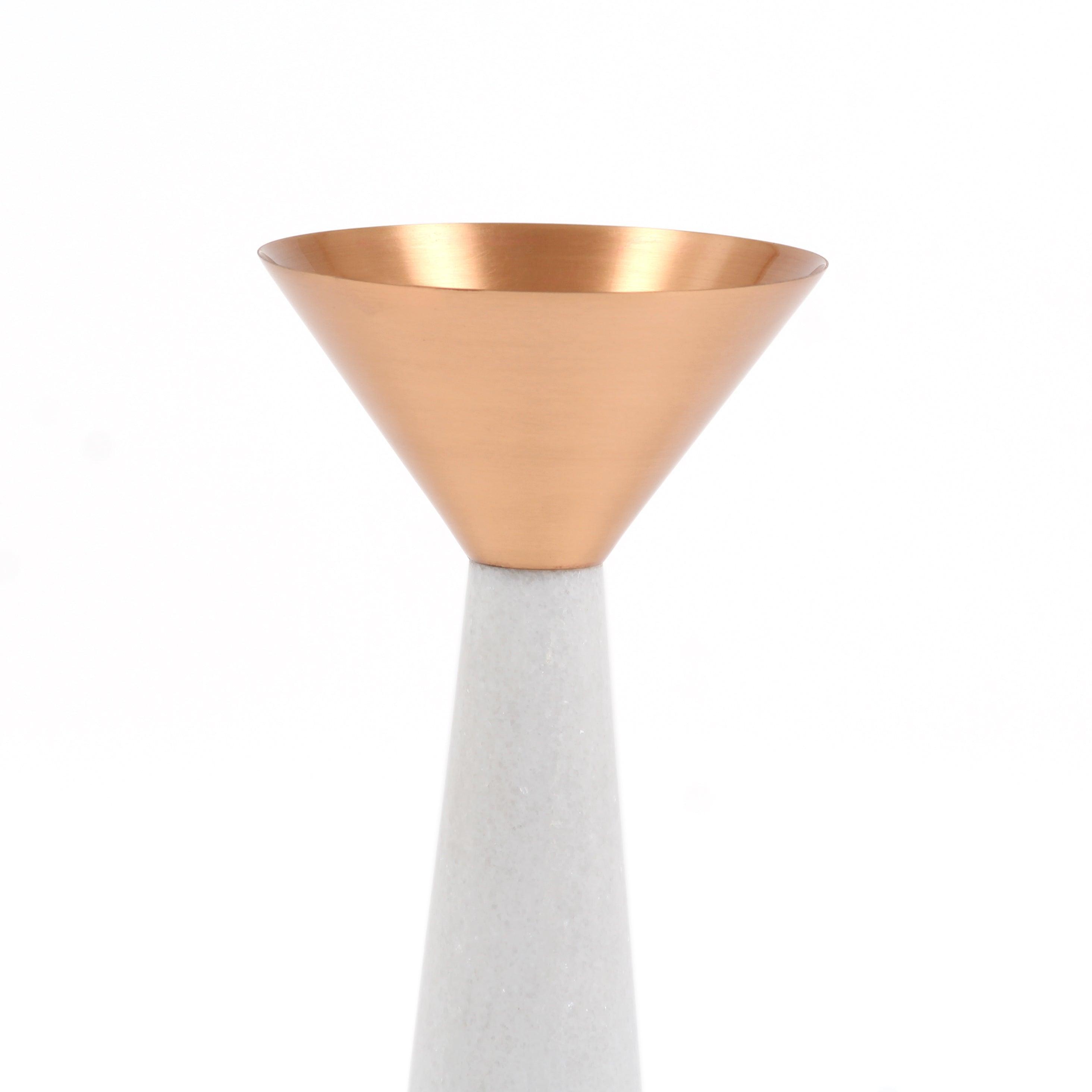 Buy Candle Stand Selective Edition - Copper Stone Candle Stand by AKFD on IKIRU online store