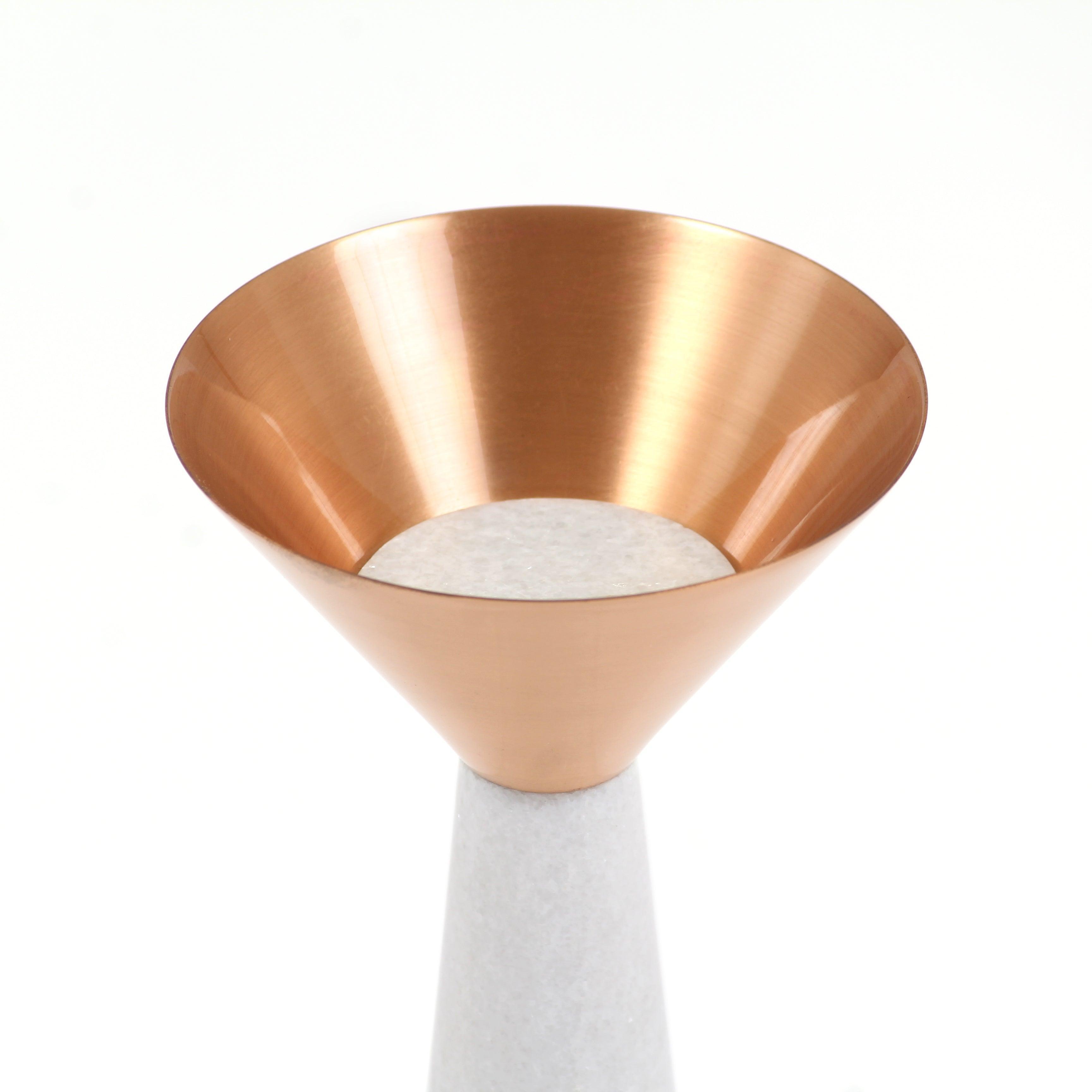 Buy Candle Stand Selective Edition - Copper Stone Candle Stand by AKFD on IKIRU online store
