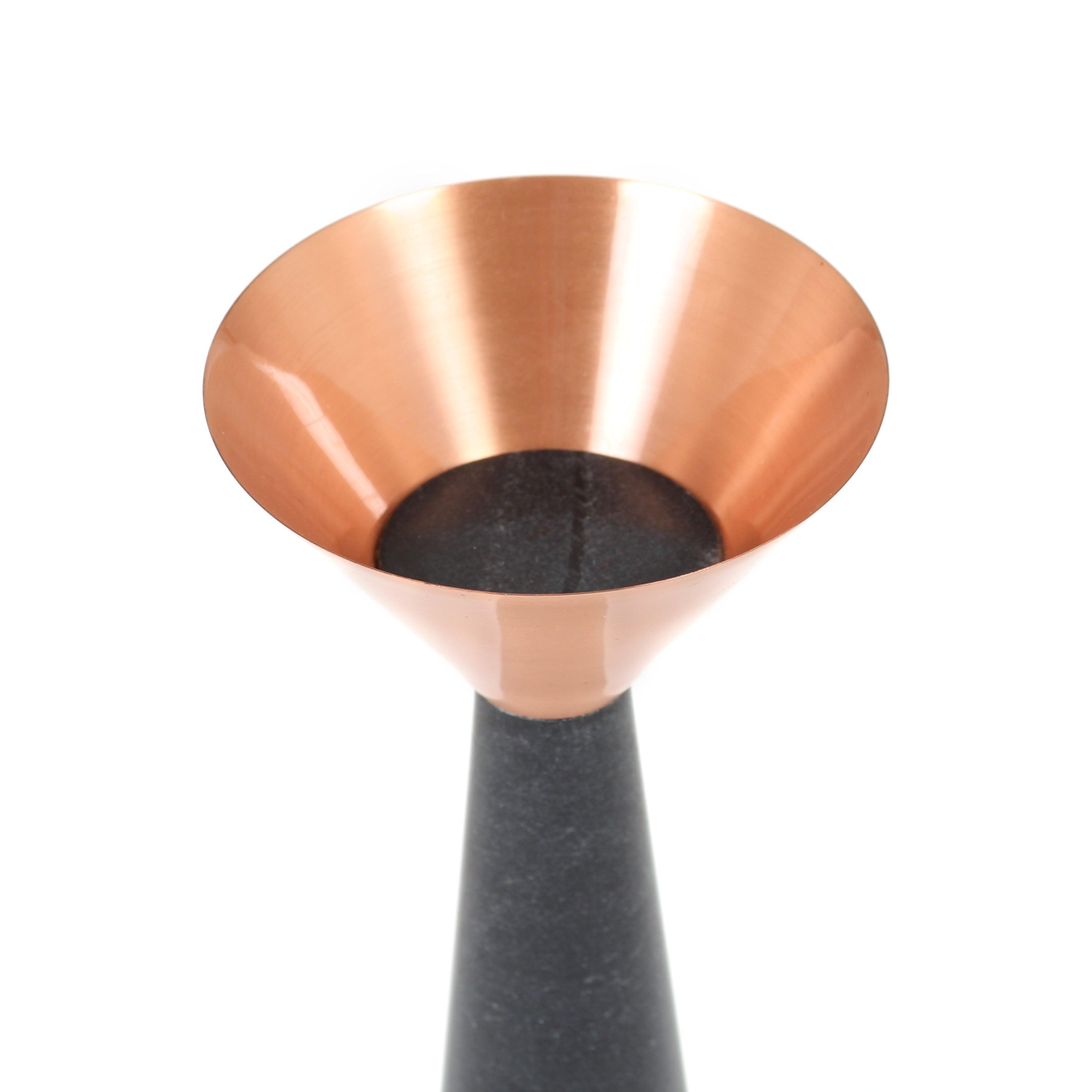 Buy Candle Stand Selective Edition - Copper Stone Candle Stand by AKFD on IKIRU online store