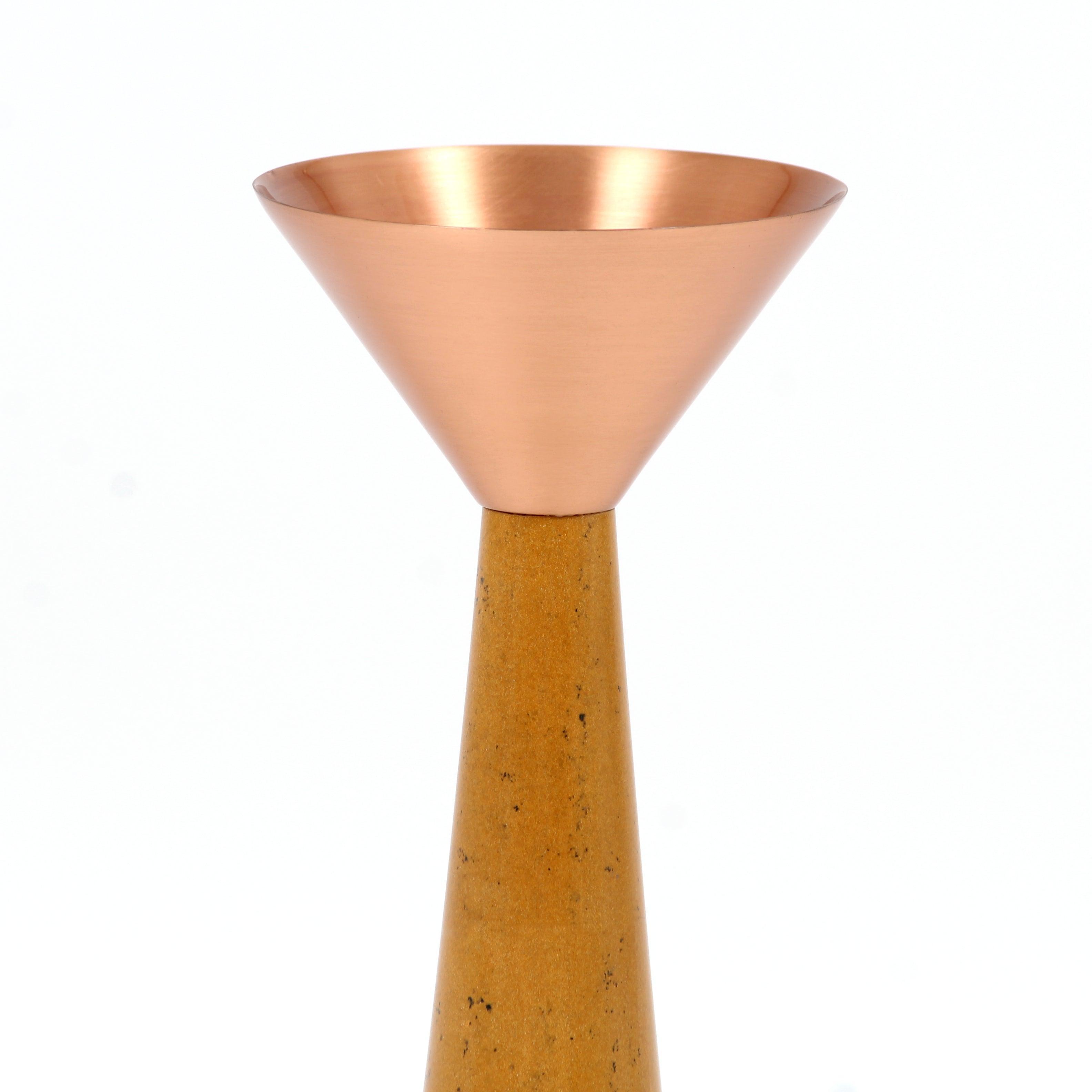 Buy Candle Stand Selective Edition - Copper Stone Candle Stand by AKFD on IKIRU online store