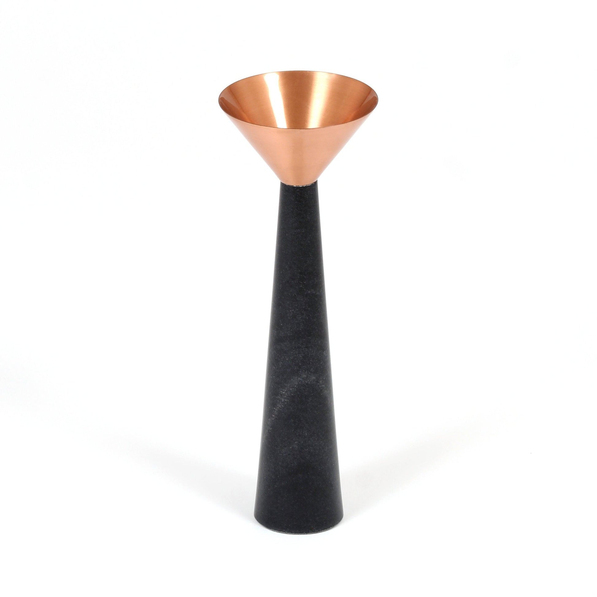 Buy Candle Stand Selective Edition - Copper Stone Candle Stand by AKFD on IKIRU online store