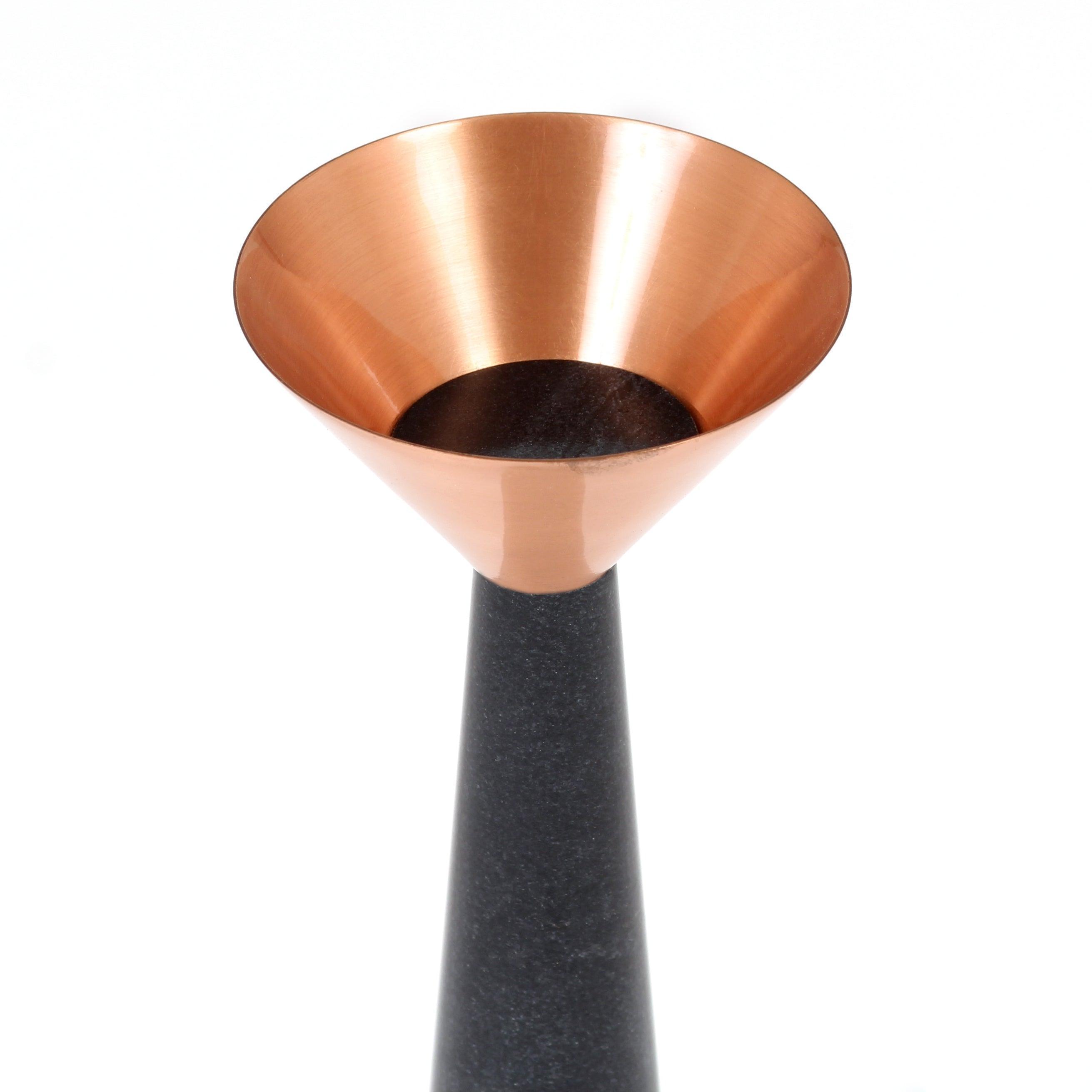Buy Candle Stand Selective Edition - Copper Stone Candle Stand by AKFD on IKIRU online store