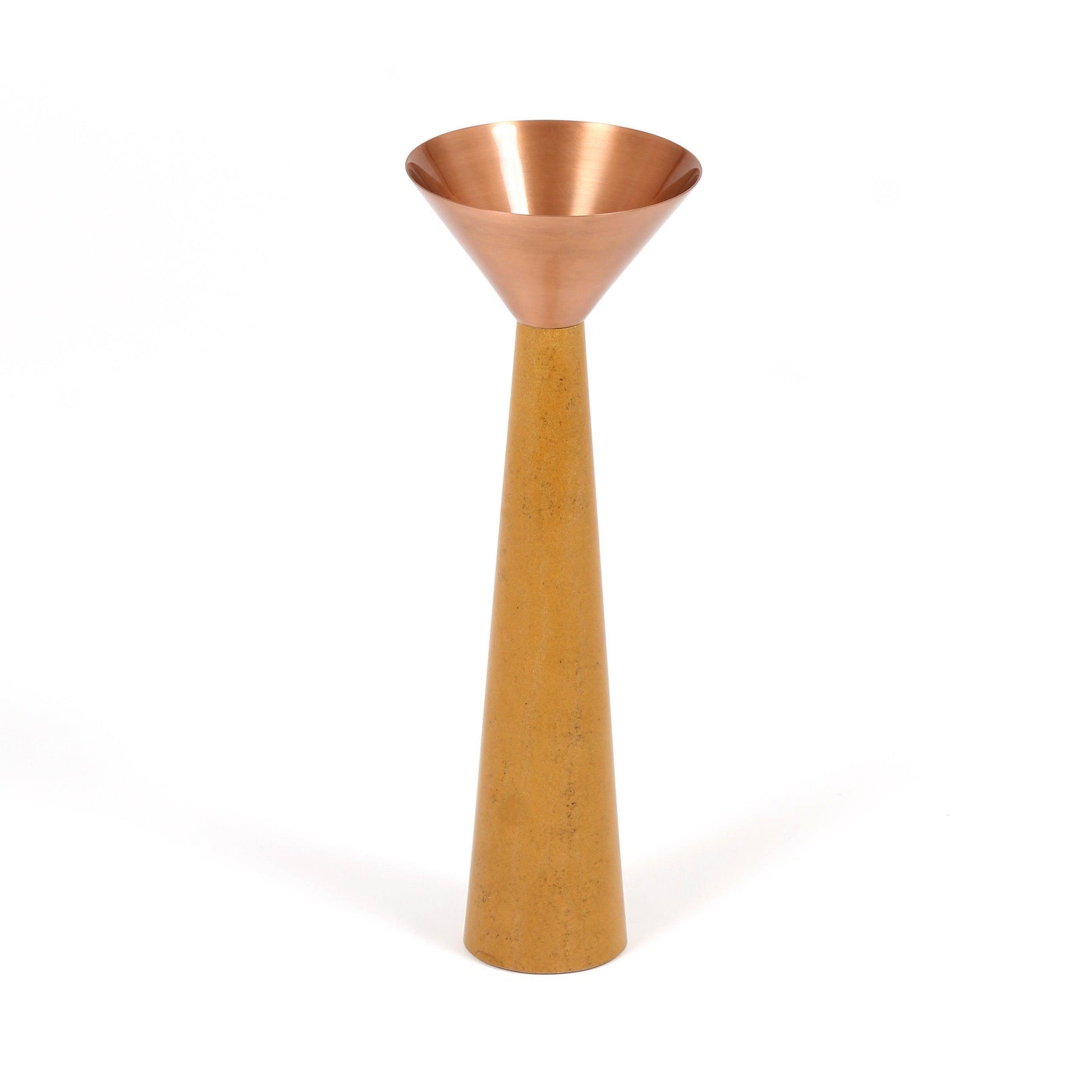 Buy Candle Stand Selective Edition - Copper Stone Candle Stand by AKFD on IKIRU online store