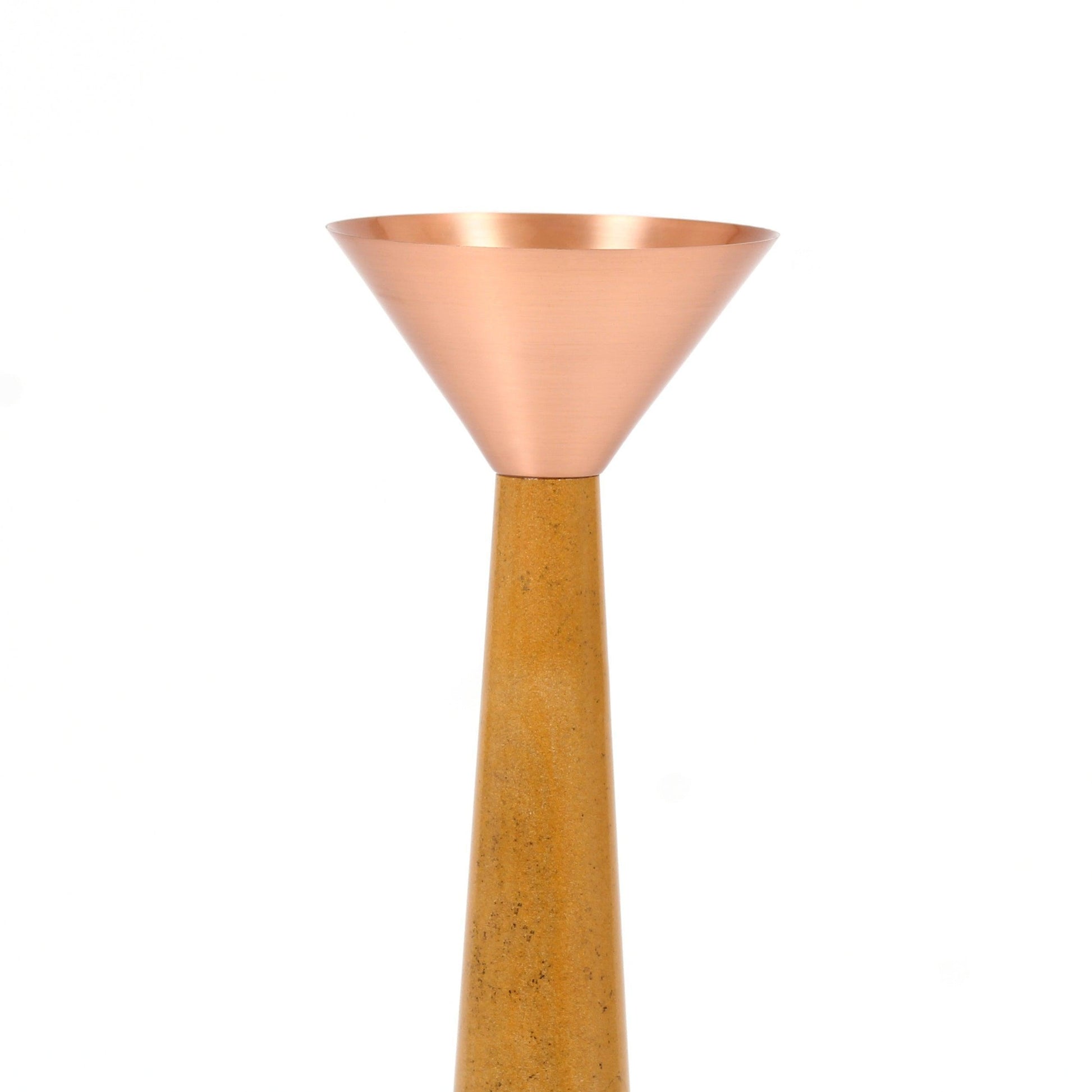 Buy Candle Stand Selective Edition - Copper Stone Candle Stand by AKFD on IKIRU online store