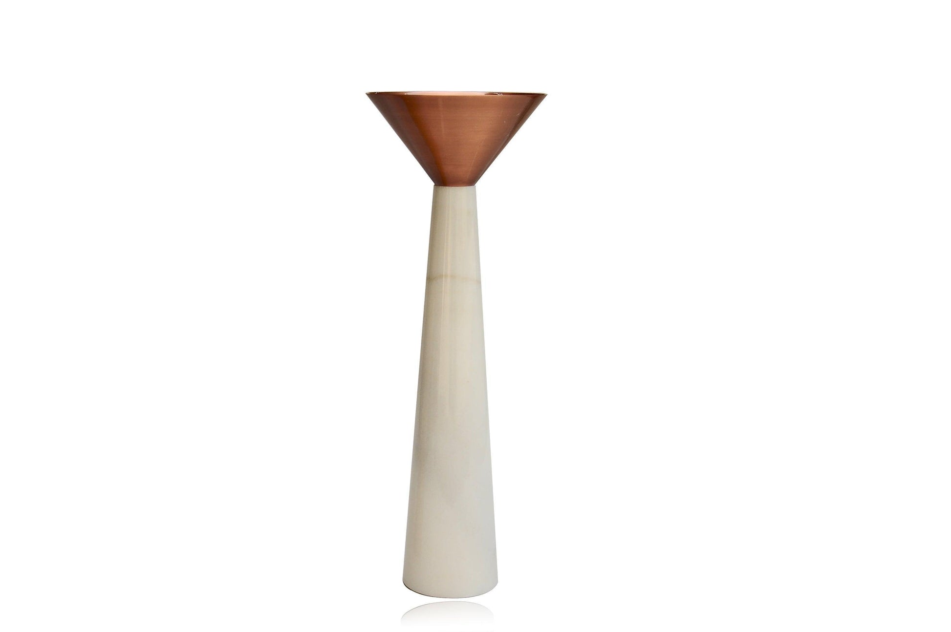 Buy Candle Stand Selective Edition - Copper Stone Candle Stand by AKFD on IKIRU online store