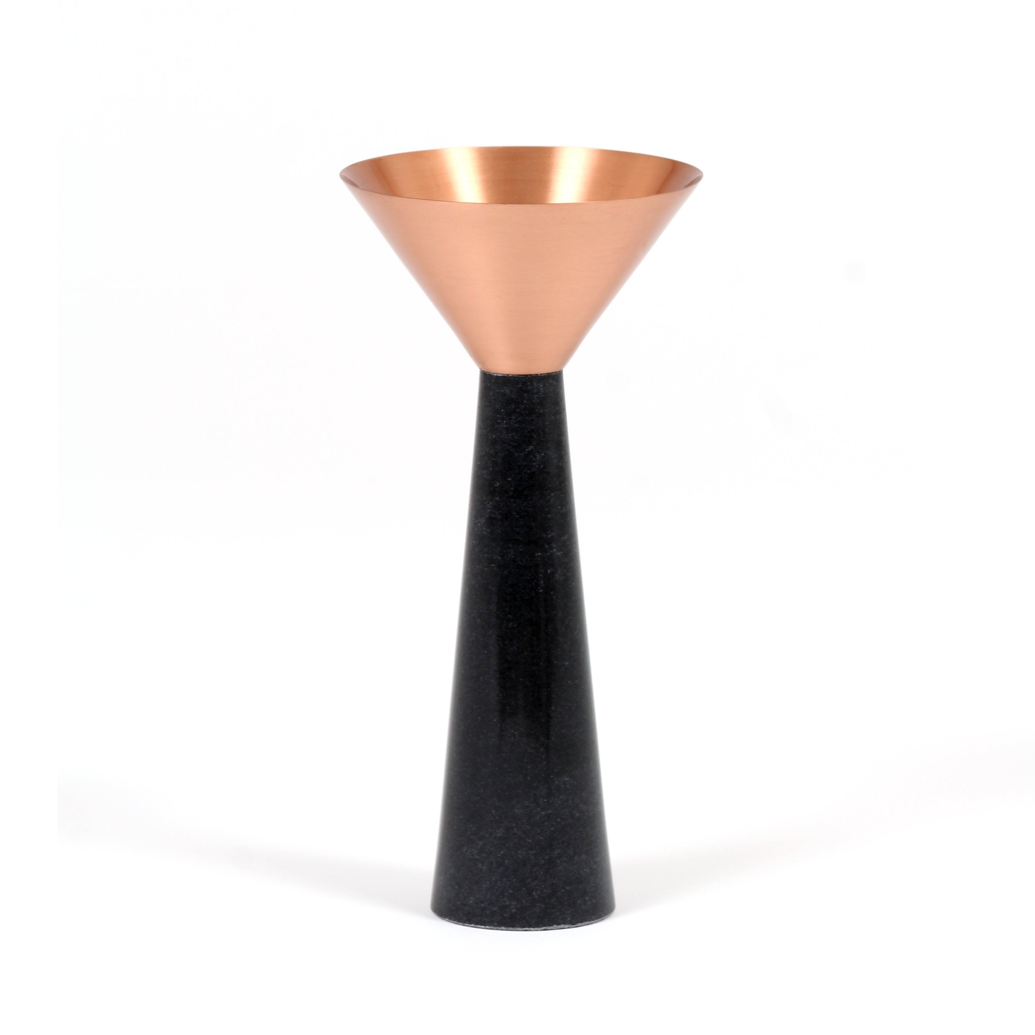 Buy Candle Stand Selective Edition - Copper Stone Candle Stand by AKFD on IKIRU online store