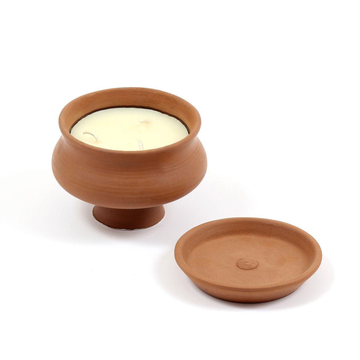 Buy Candle Stand Selective Edition - Luxury Candle Terracotta & Tealight Candles | Diya Cup for Decoration by Anantaya on IKIRU online store