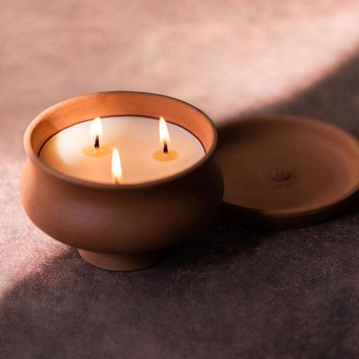 Buy Candle Stand Selective Edition - Luxury Candle Terracotta by Anantaya on IKIRU online store