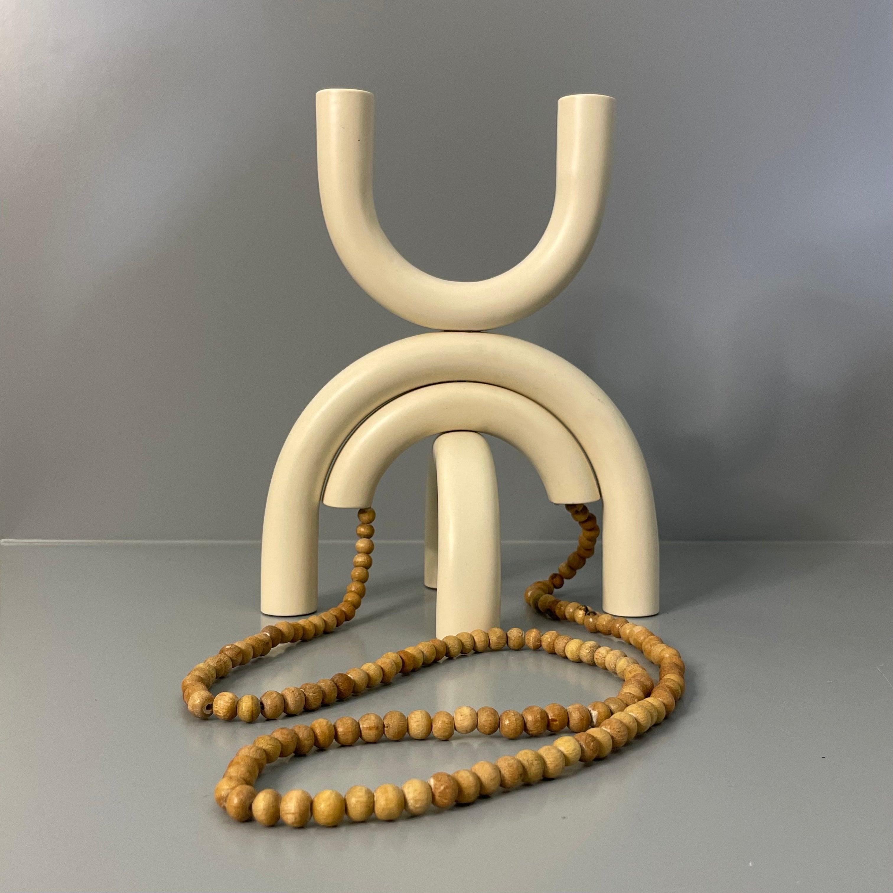 Buy Candle Stand Selective Edition - River Candle Holder | Off White by Objects In Space on IKIRU online store