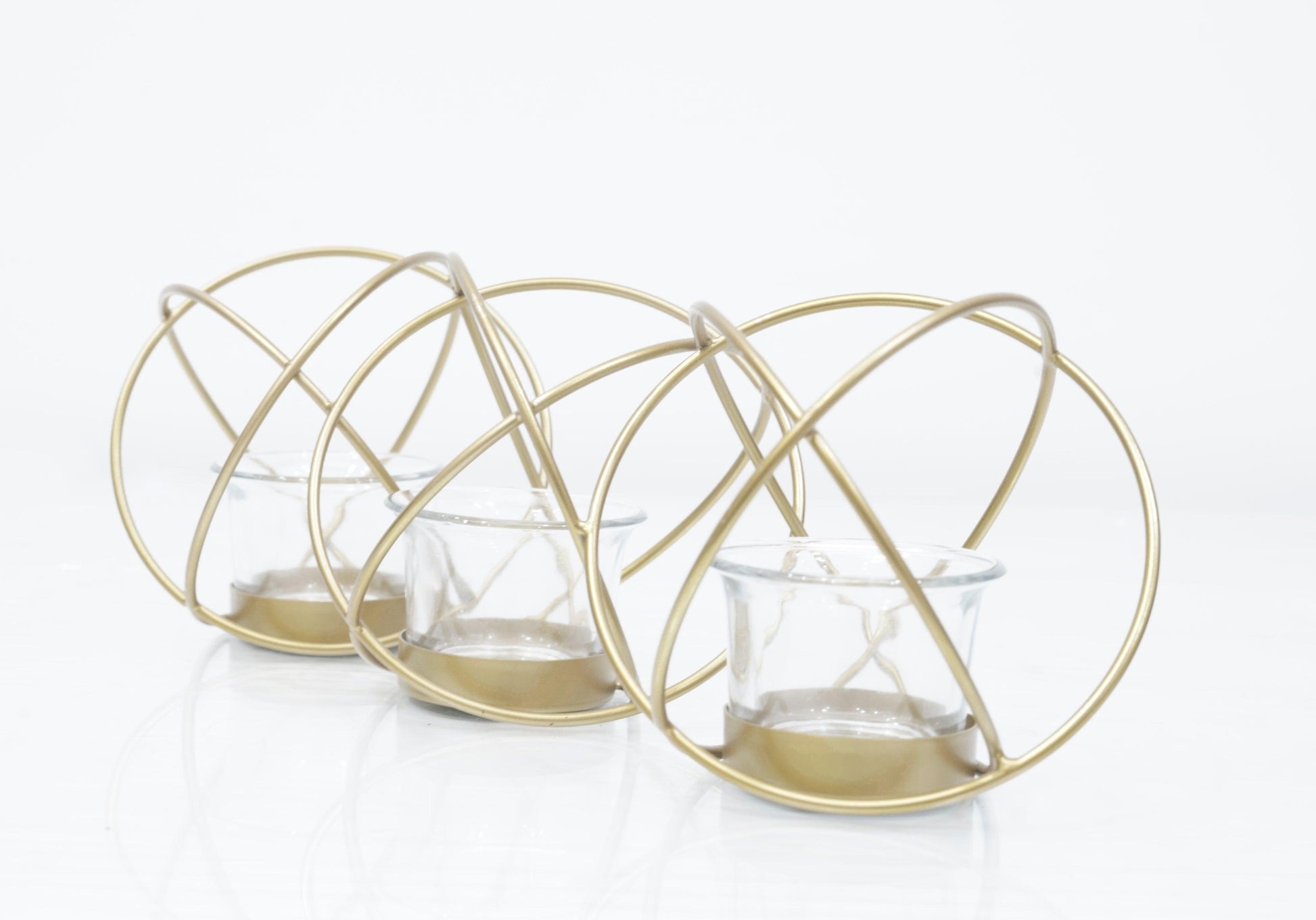 Buy Candle Stand - Tealight Holder Triple ring by House of Sajja on IKIRU online store